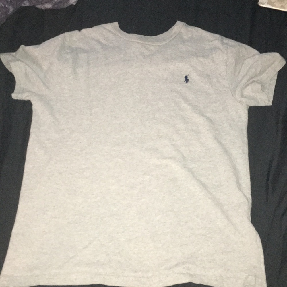 Boys Large grey polo